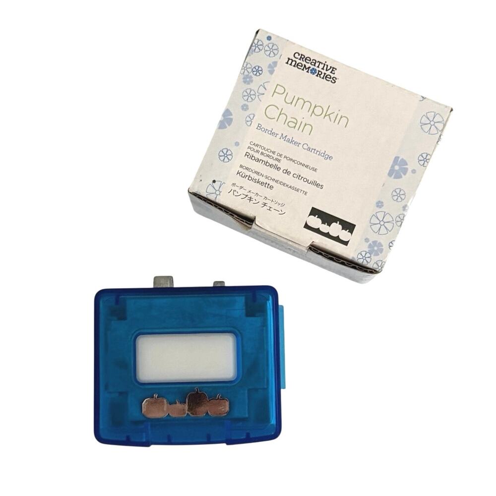 New in box creative Memories pumpkin chain border maker cartridge